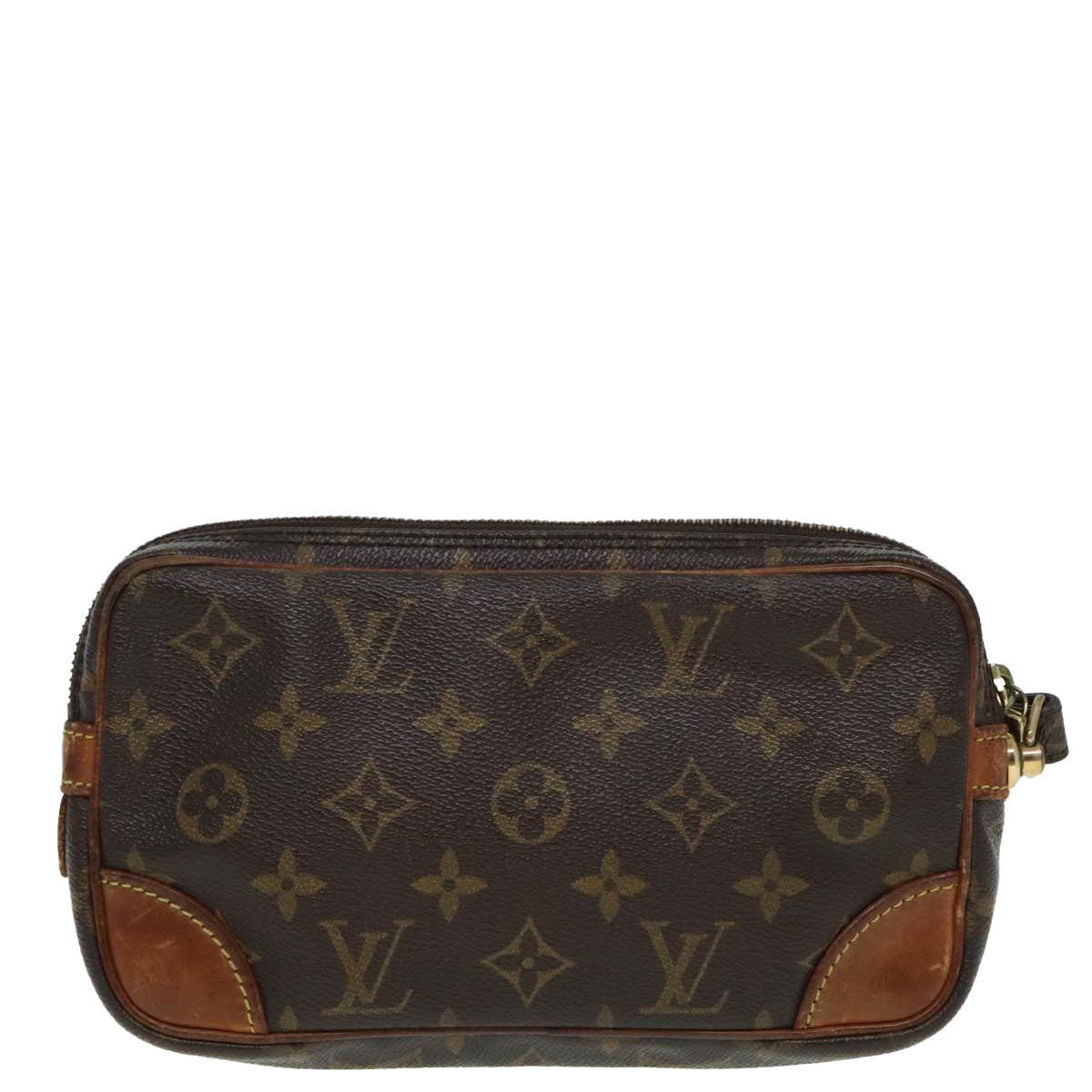 LOUIS VUITTON Monogram Marly Dragonne PM Clutch Bag M51827 LV Auth 91800