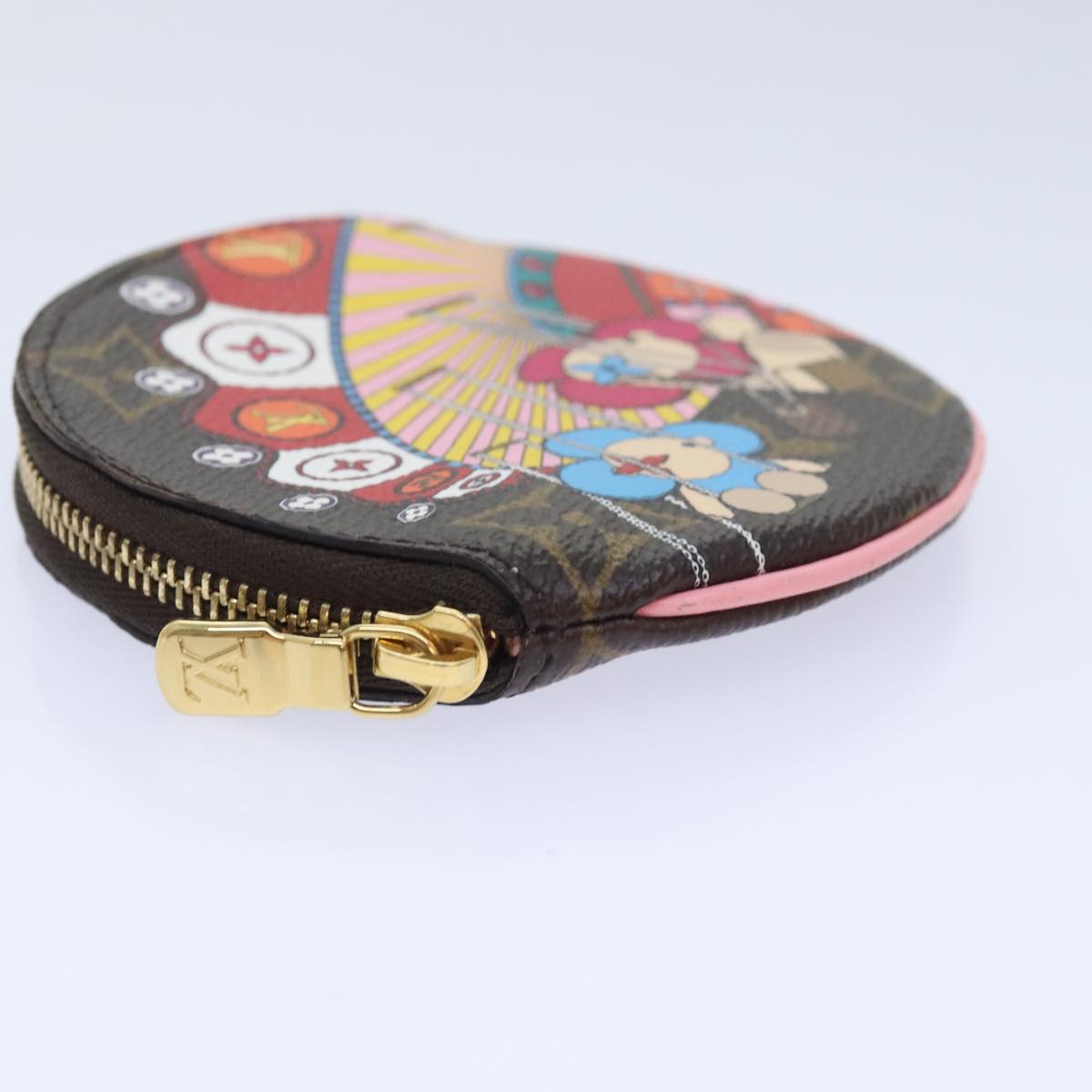 LOUIS VUITTON Monogram Vivienne Porte Monnaie Round Purse M69757 LV Auth 91910SAM