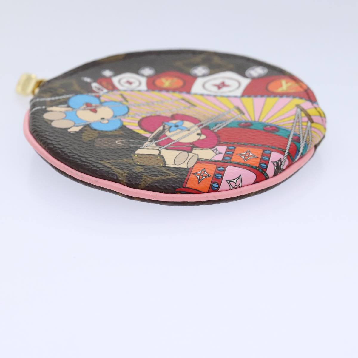 LOUIS VUITTON Monogram Vivienne Porte Monnaie Round Purse M69757 LV Auth 91910SAM