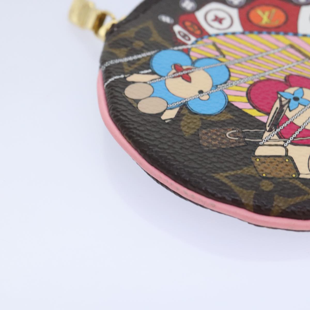 LOUIS VUITTON Monogram Vivienne Porte Monnaie Round Purse M69757 LV Auth 91910SAM