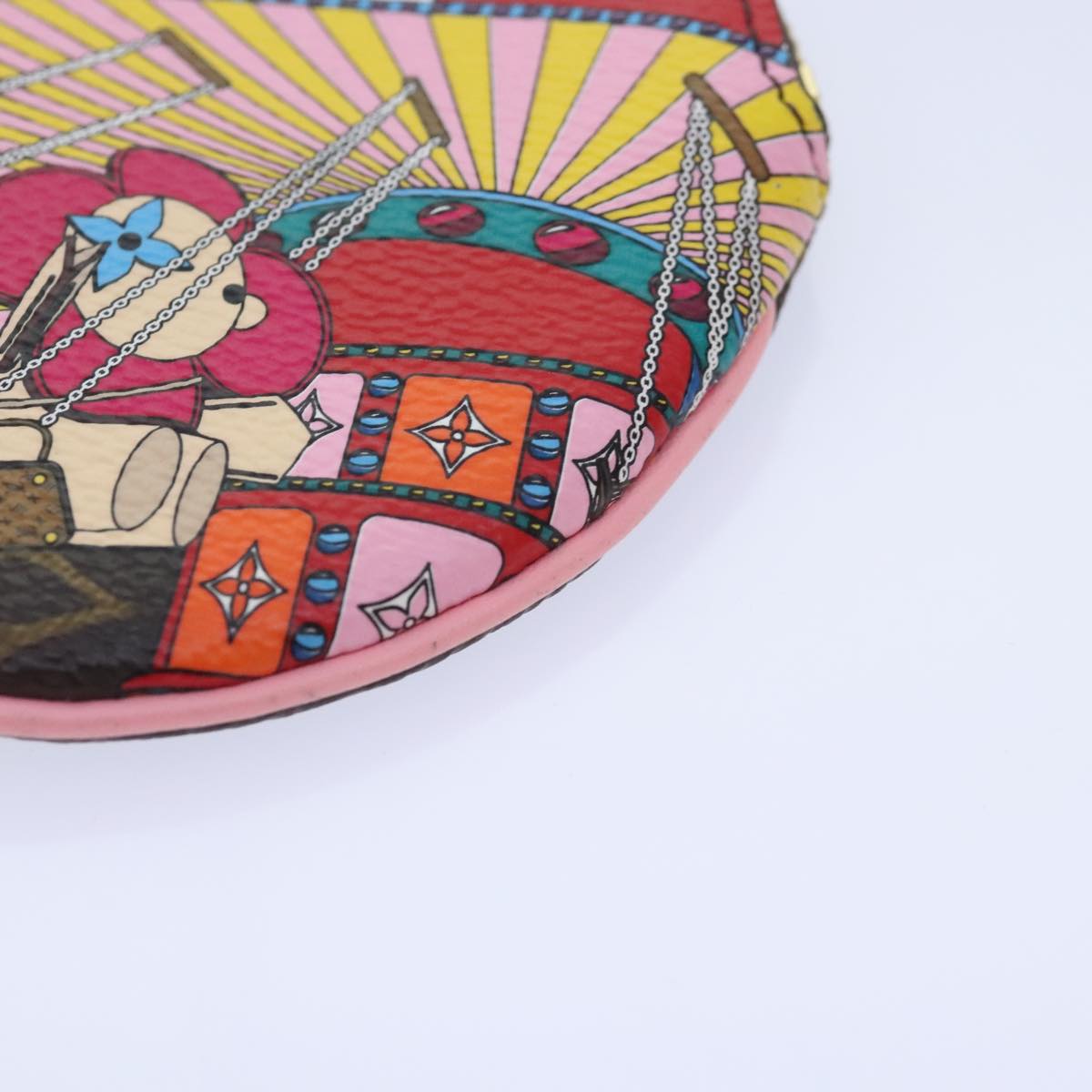 LOUIS VUITTON Monogram Vivienne Porte Monnaie Round Purse M69757 LV Auth 91910SAM