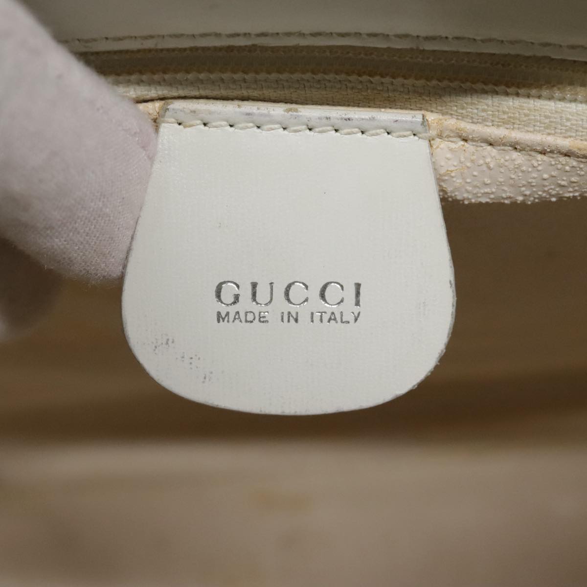 GUCCI Tote Bag Vinyl Clear 001 2058 1773 5 Auth 92362