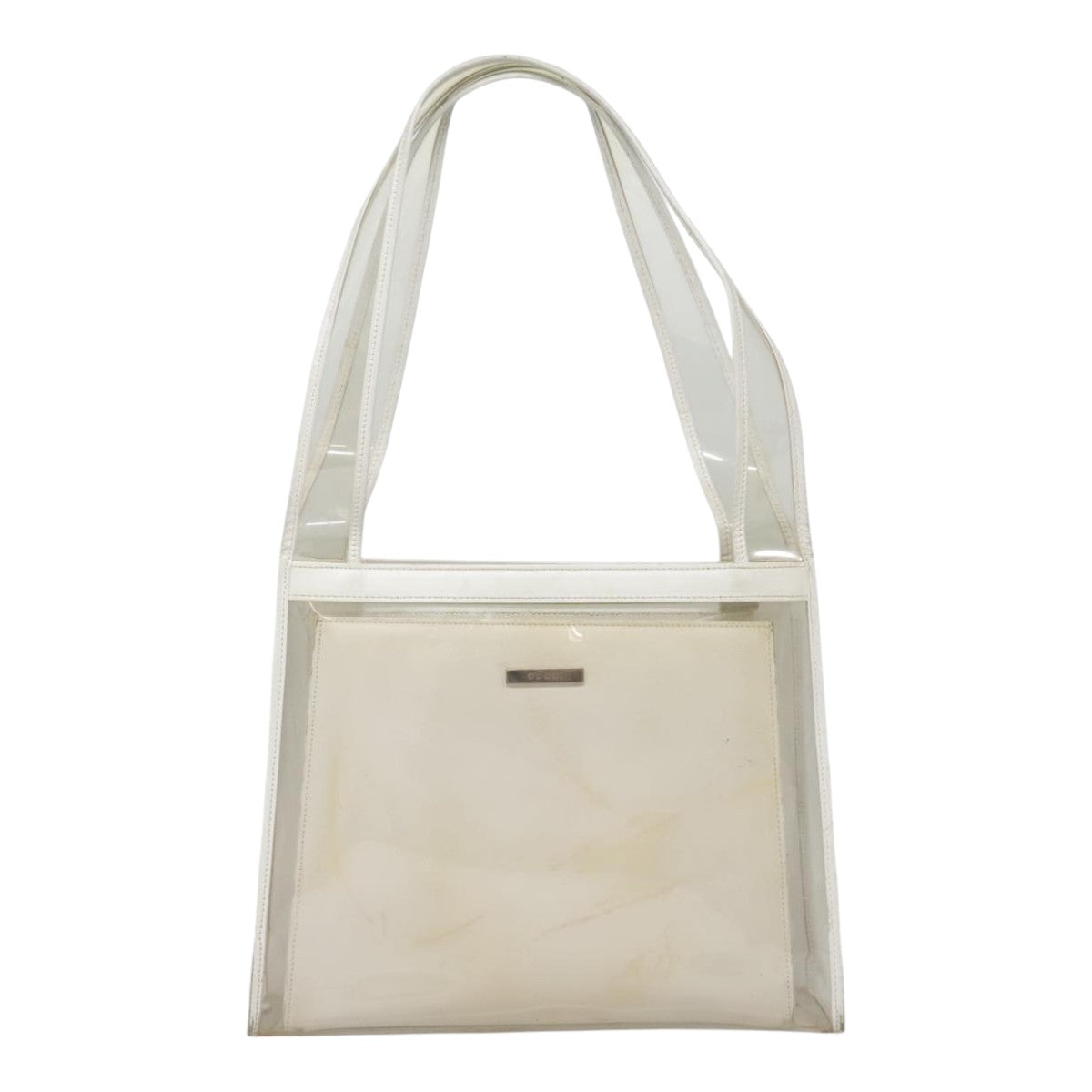 GUCCI Tote Bag Vinyl Clear 001 2058 1773 5 Auth 92362