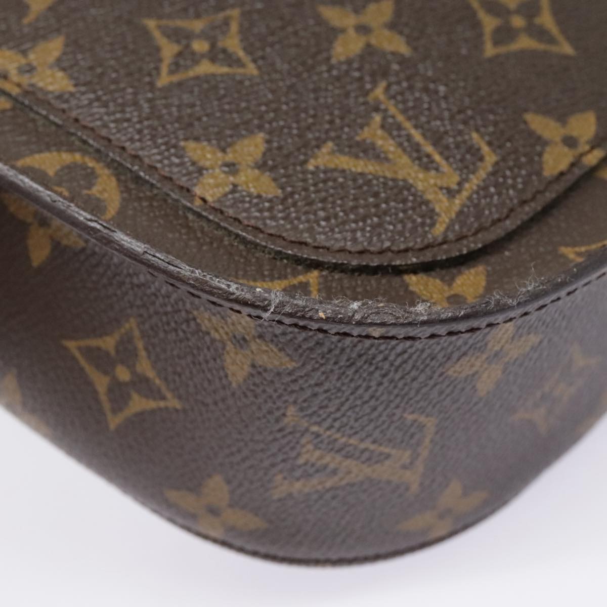 LOUIS VUITTON Monogram Saint Cloud GM Shoulder Bag M51242 LV Auth 92457