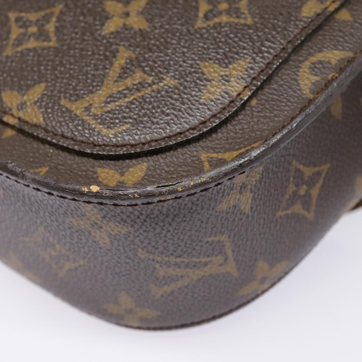 LOUIS VUITTON Monogram Saint Cloud GM Shoulder Bag M51242 LV Auth 92457