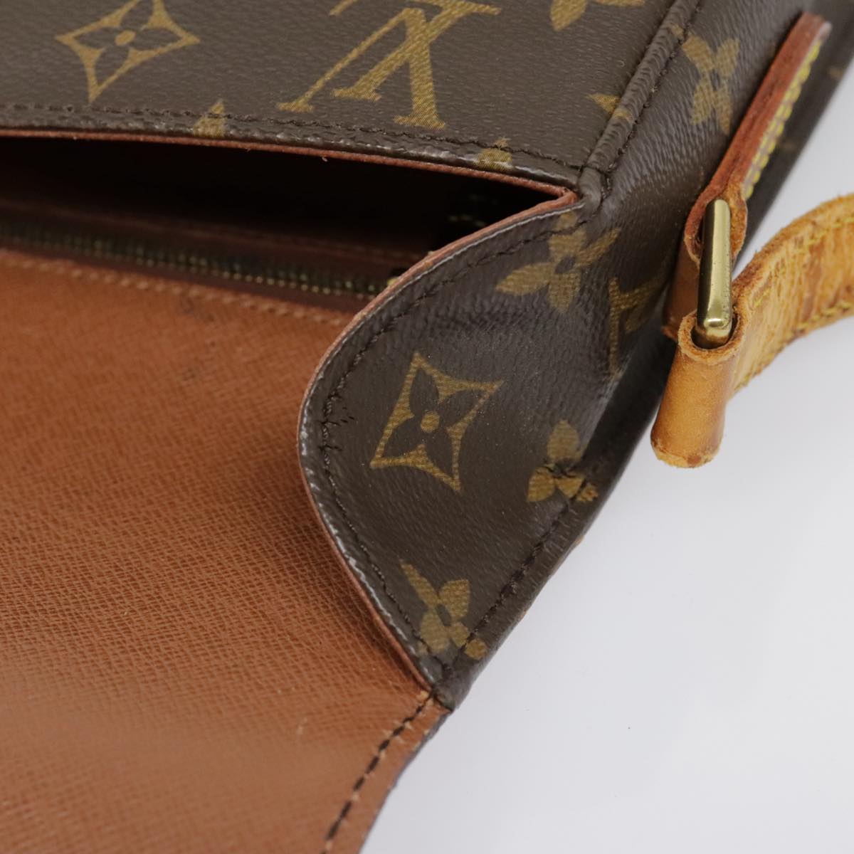 LOUIS VUITTON Monogram Saint Cloud GM Shoulder Bag M51242 LV Auth 92457