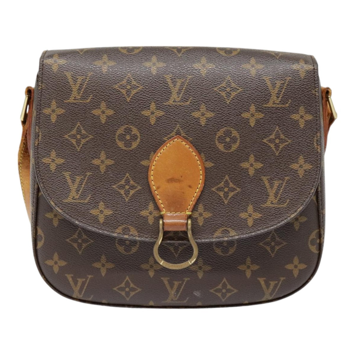 LOUIS VUITTON Monogram Saint Cloud GM Shoulder Bag M51242 LV Auth 92457