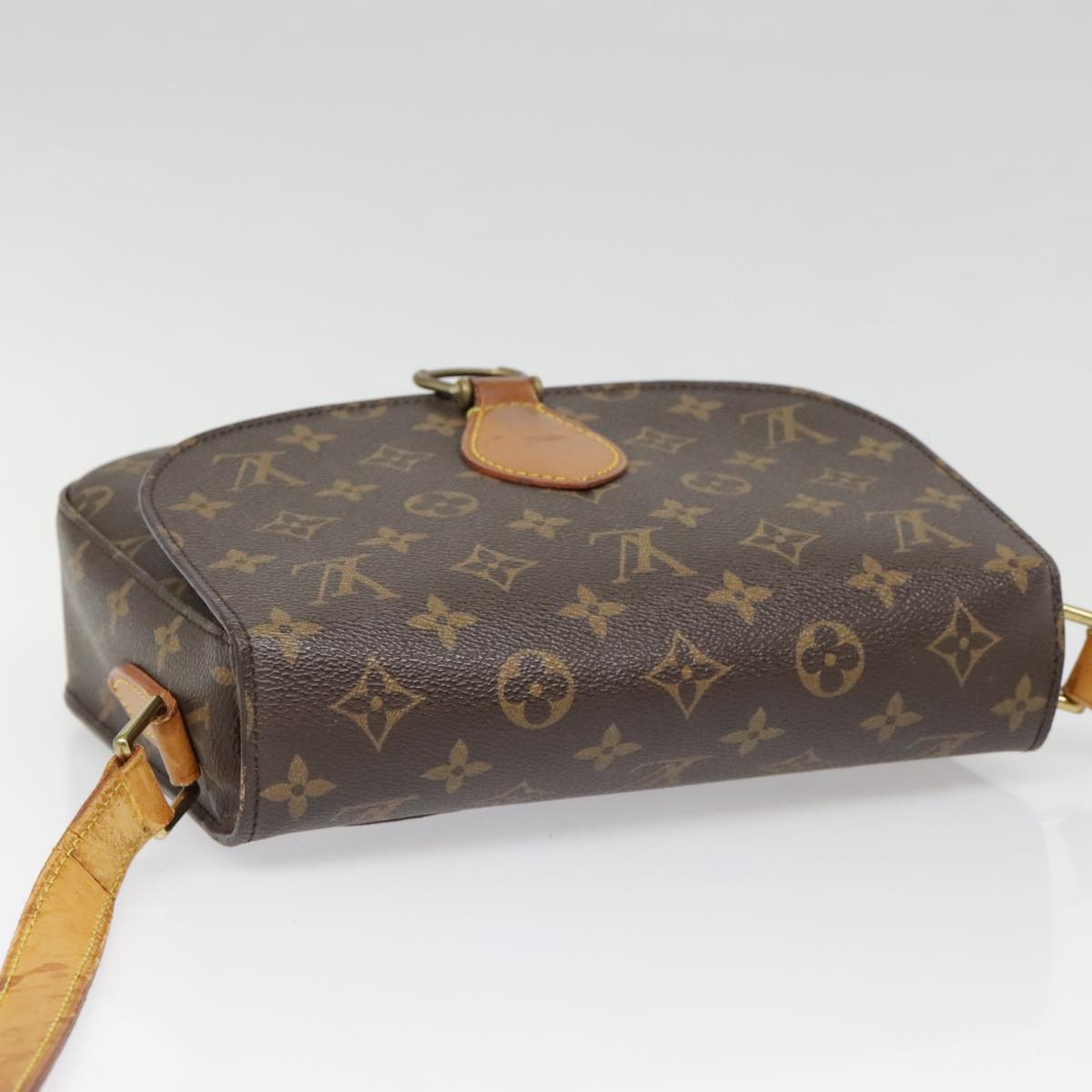 LOUIS VUITTON Monogram Saint Cloud GM Shoulder Bag M51242 LV Auth 92457