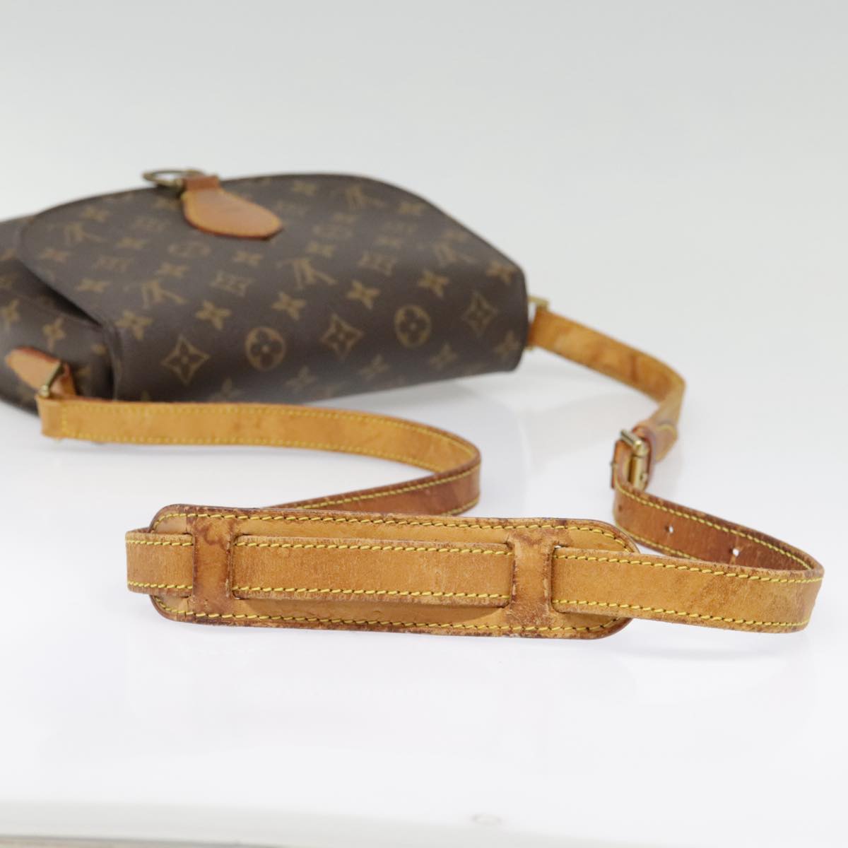LOUIS VUITTON Monogram Saint Cloud GM Shoulder Bag M51242 LV Auth 92457