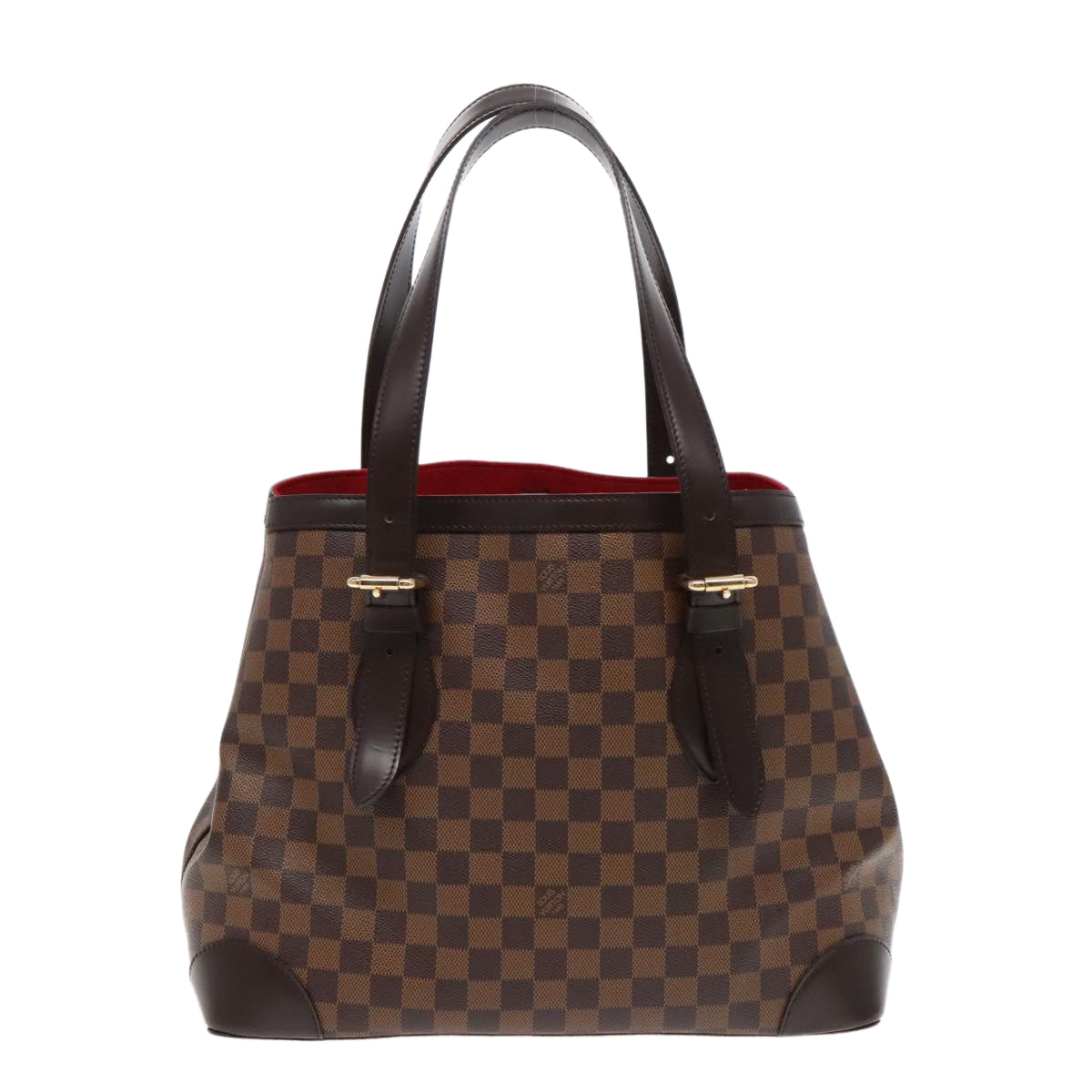 LOUIS VUITTON Damier Ebene Hampstead MM Tote Bag N51204 LV Auth 92738AV