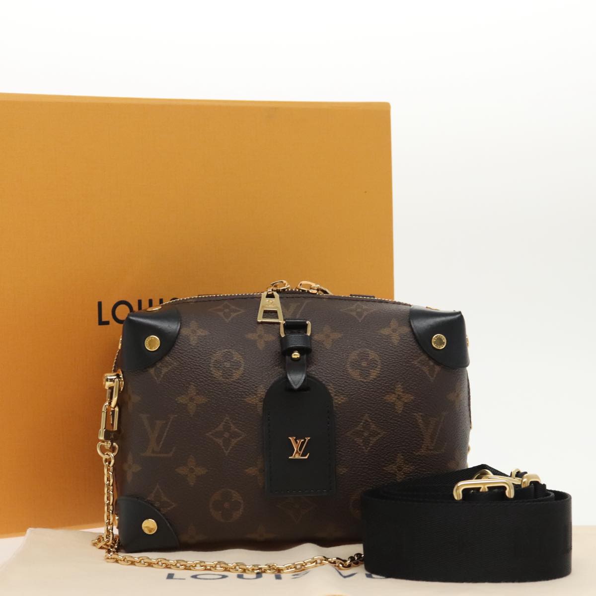 LOUIS VUITTON Monogram Petit Maru Suple Hand Bag 2way M45571 LV Auth 92741S