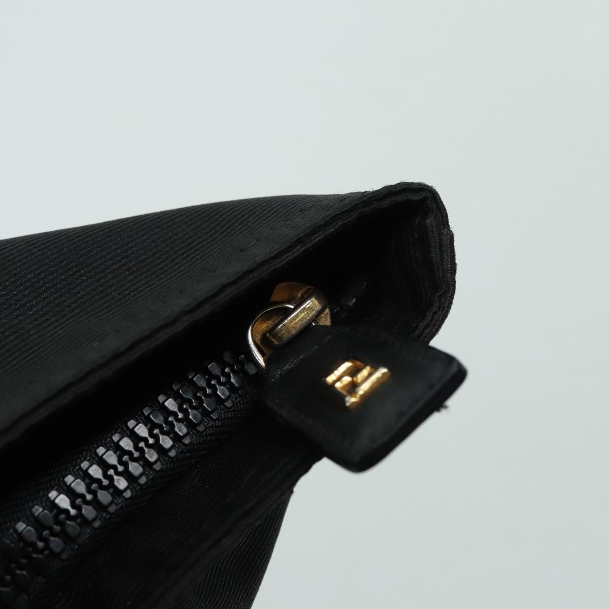 FENDI Hand Bag Black Auth 92994