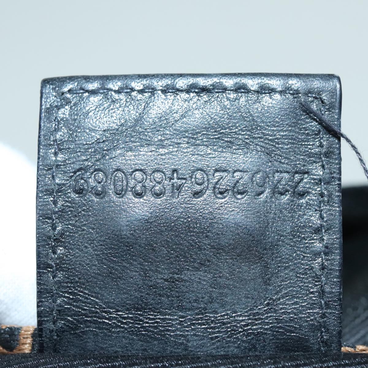 FENDI Hand Bag Black Auth 92994