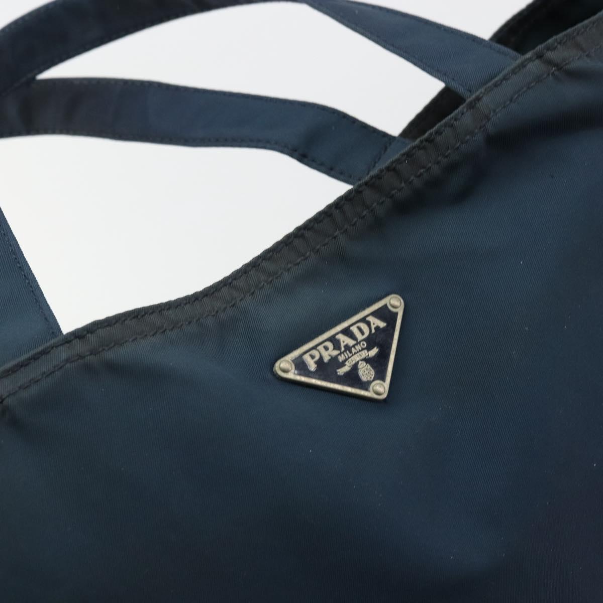 PRADA Robot Tote Bag Nylon Navy Auth 93015