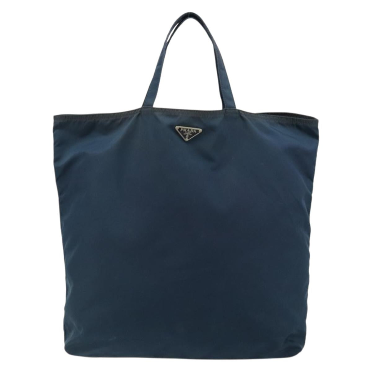 PRADA Robot Tote Bag Nylon Navy Auth 93015