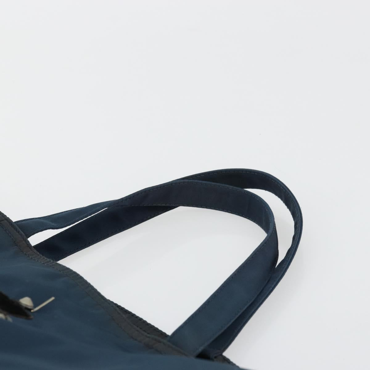 PRADA Robot Tote Bag Nylon Navy Auth 93015