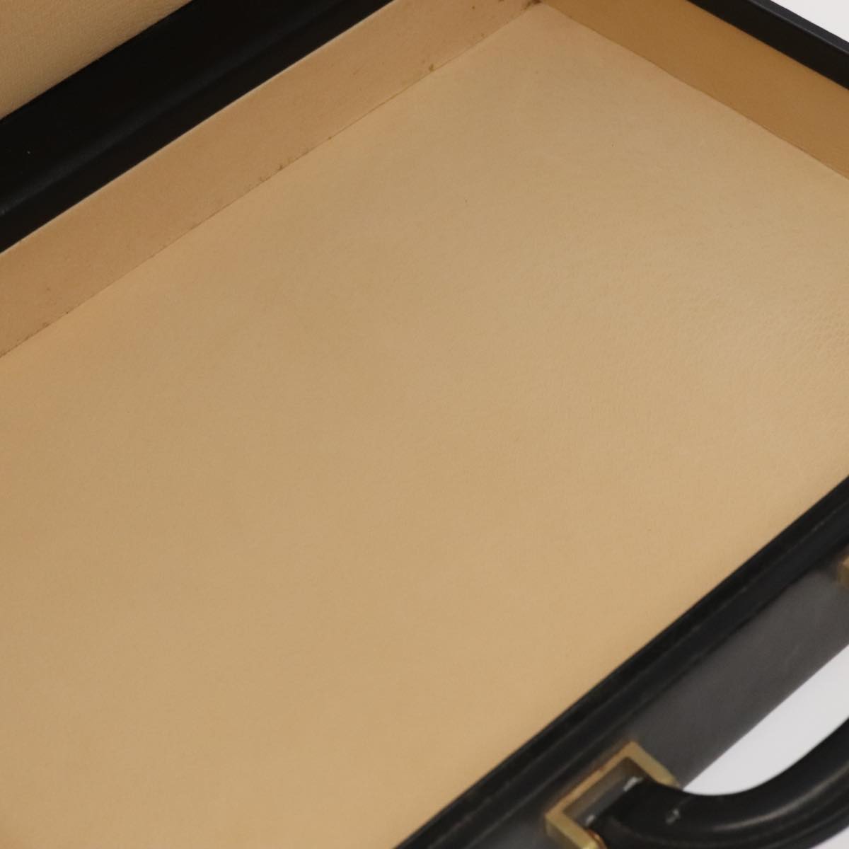 GUCCI Business Bag Leather Black Auth 93060