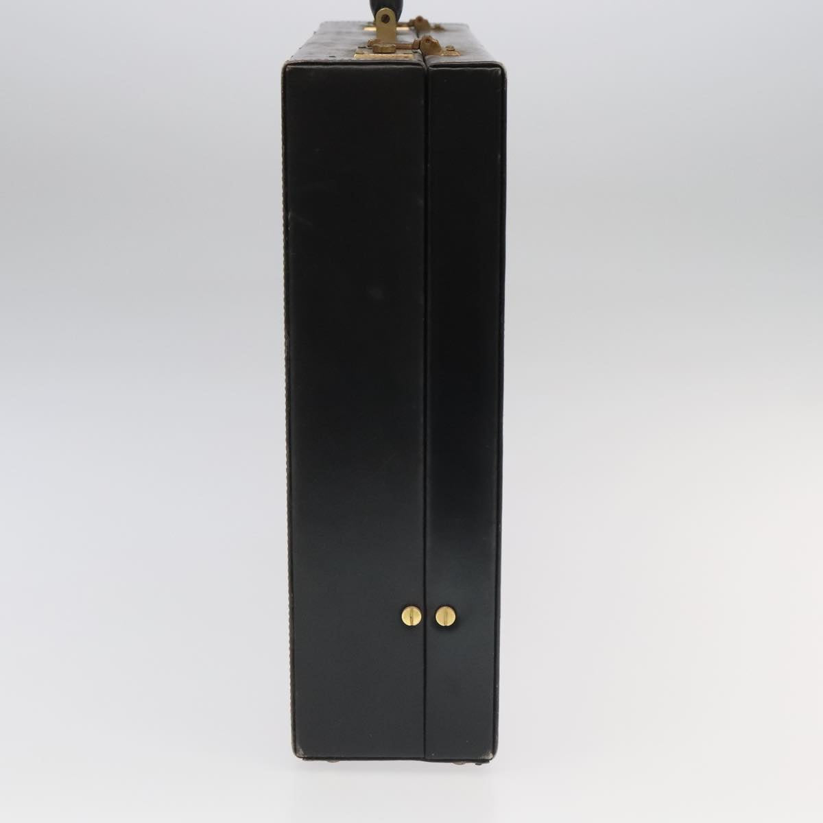 GUCCI Business Bag Leather Black Auth 93060