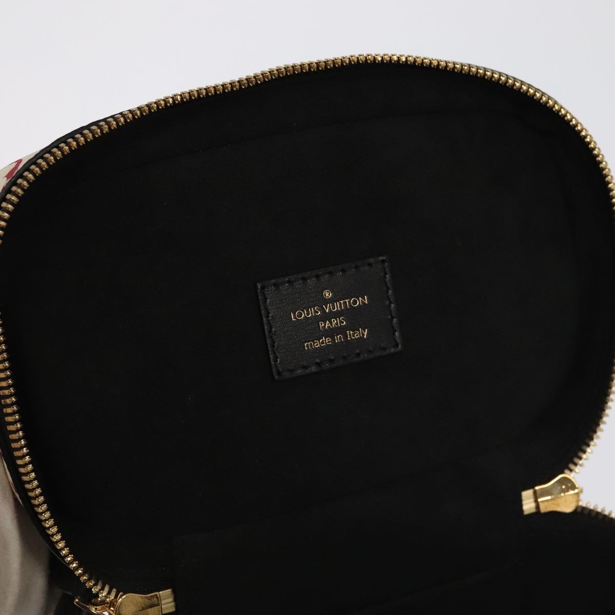 LOUIS VUITTON Monogram Game On Vanity PM Hand Bag White M57458 LV Auth 93070SM
