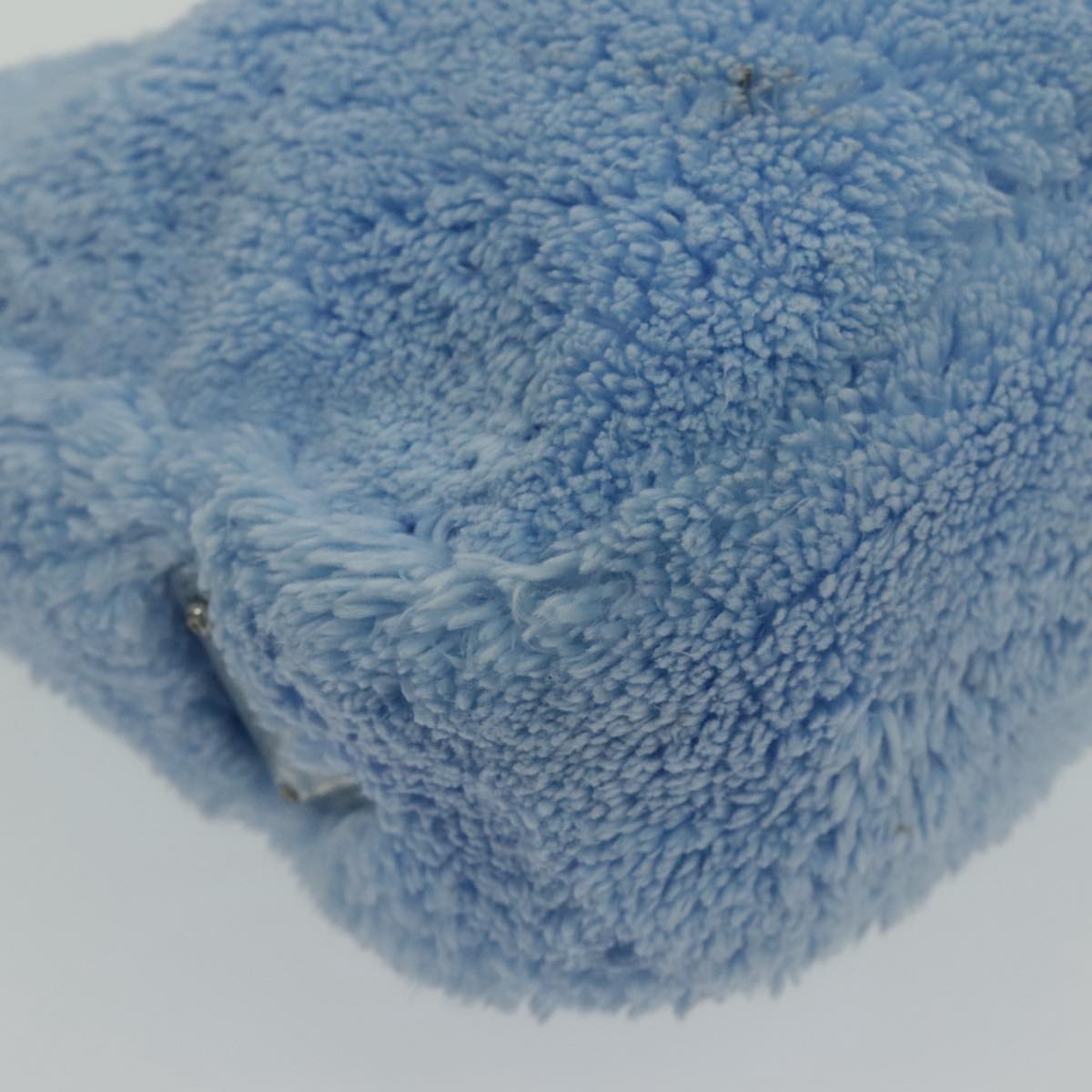 PRADA Mini Hand Bag Pile Blue Auth 93077AM