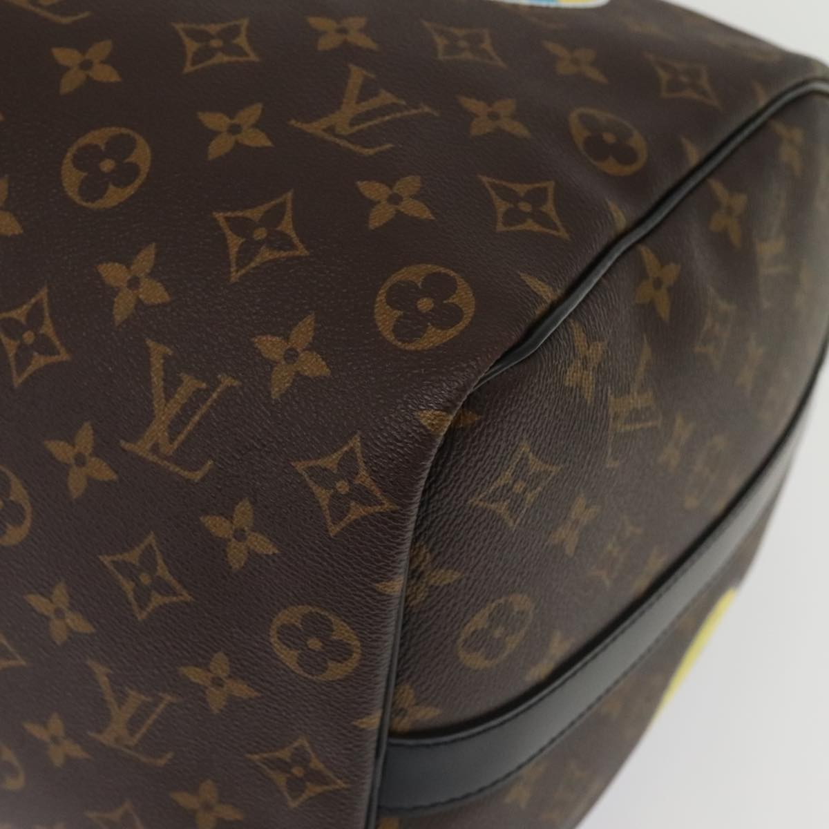 LOUIS VUITTON Monogram My LV Sticker Keepall Bandouliere 50 Bag LV Auth 93086S