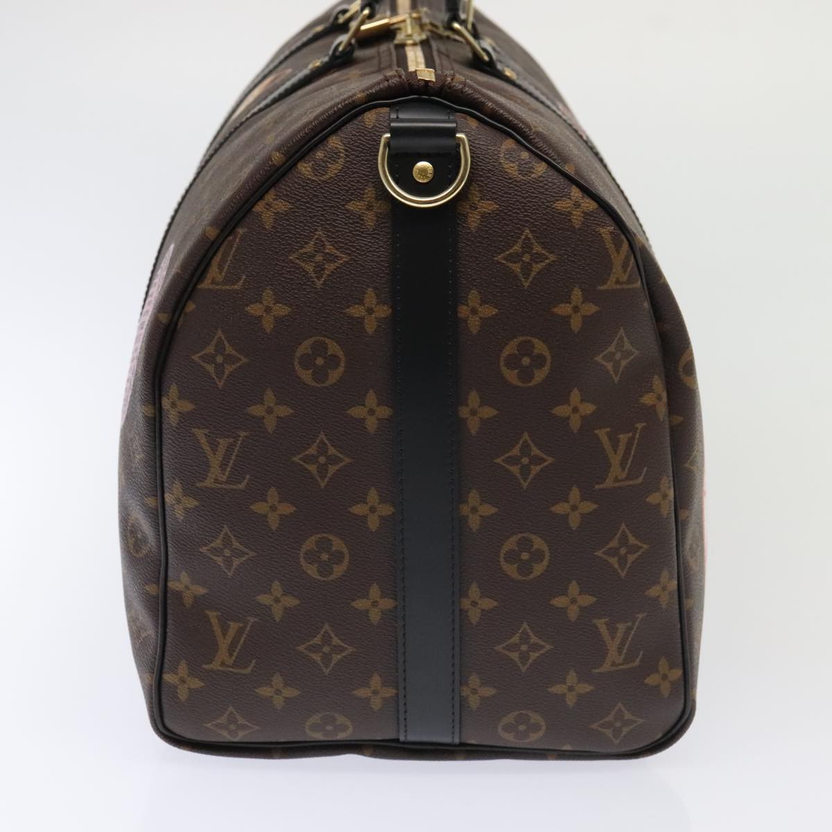 LOUIS VUITTON Monogram My LV Sticker Keepall Bandouliere 50 Bag LV Auth 93086S
