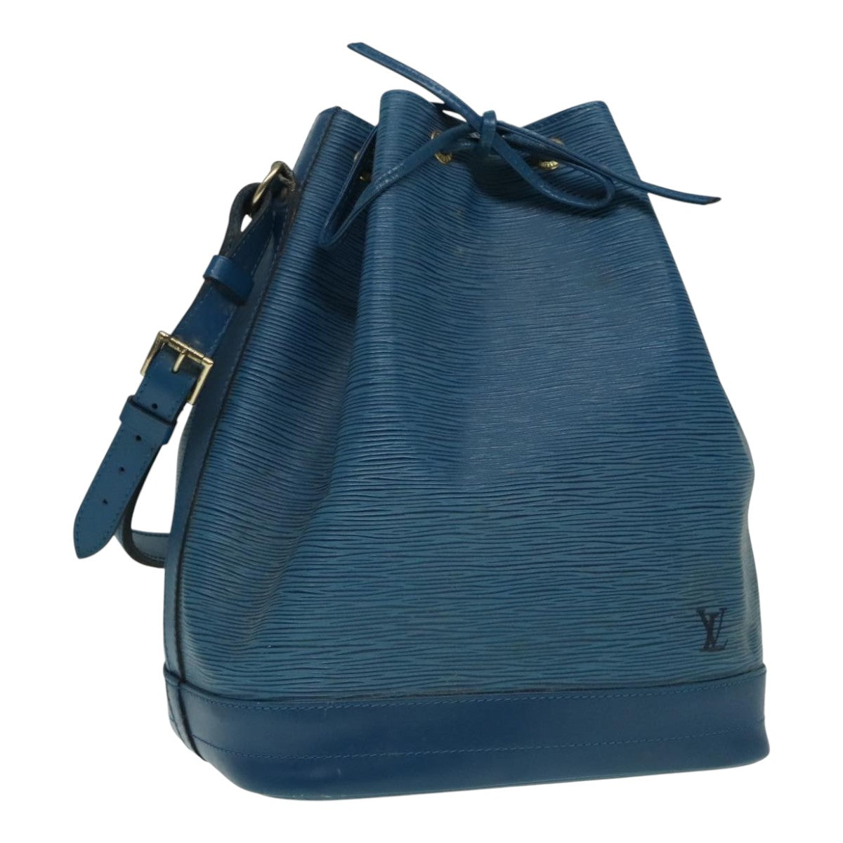 LOUIS VUITTON Epi Noe Shoulder Bag Toledo Blue M44005 LV Auth 93094