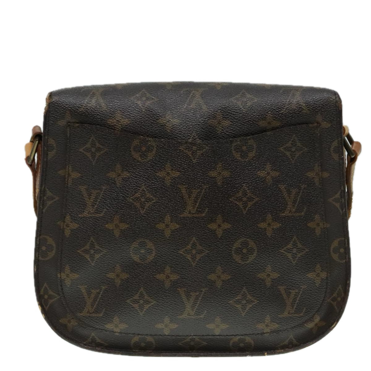 LOUIS VUITTON Monogram Saint Cloud GM Shoulder Bag M51242 LV Auth 93172
