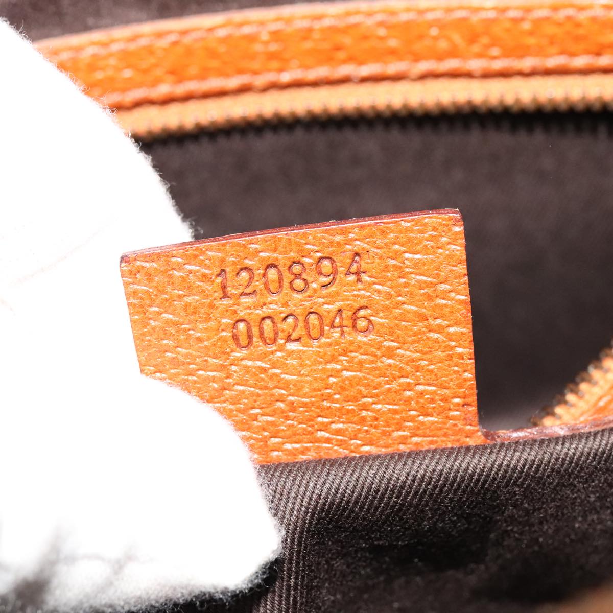 GUCCI GG Canvas Shoulder Bag Beige 120894 Auth 93629