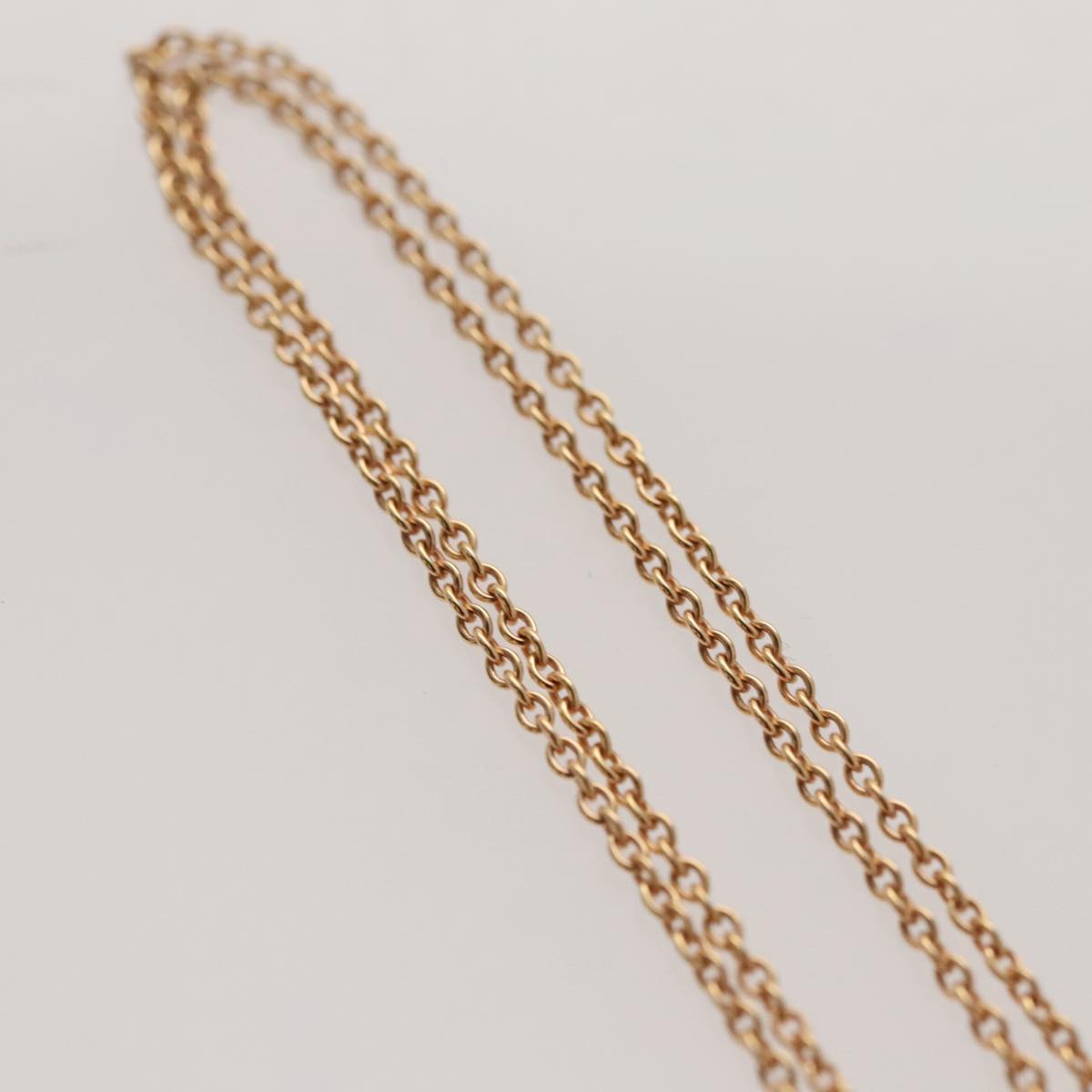 LOUIS VUITTON Pandantif 1P Diamond Necklace Diamond 6.1K Only 800 LV Auth 93646S