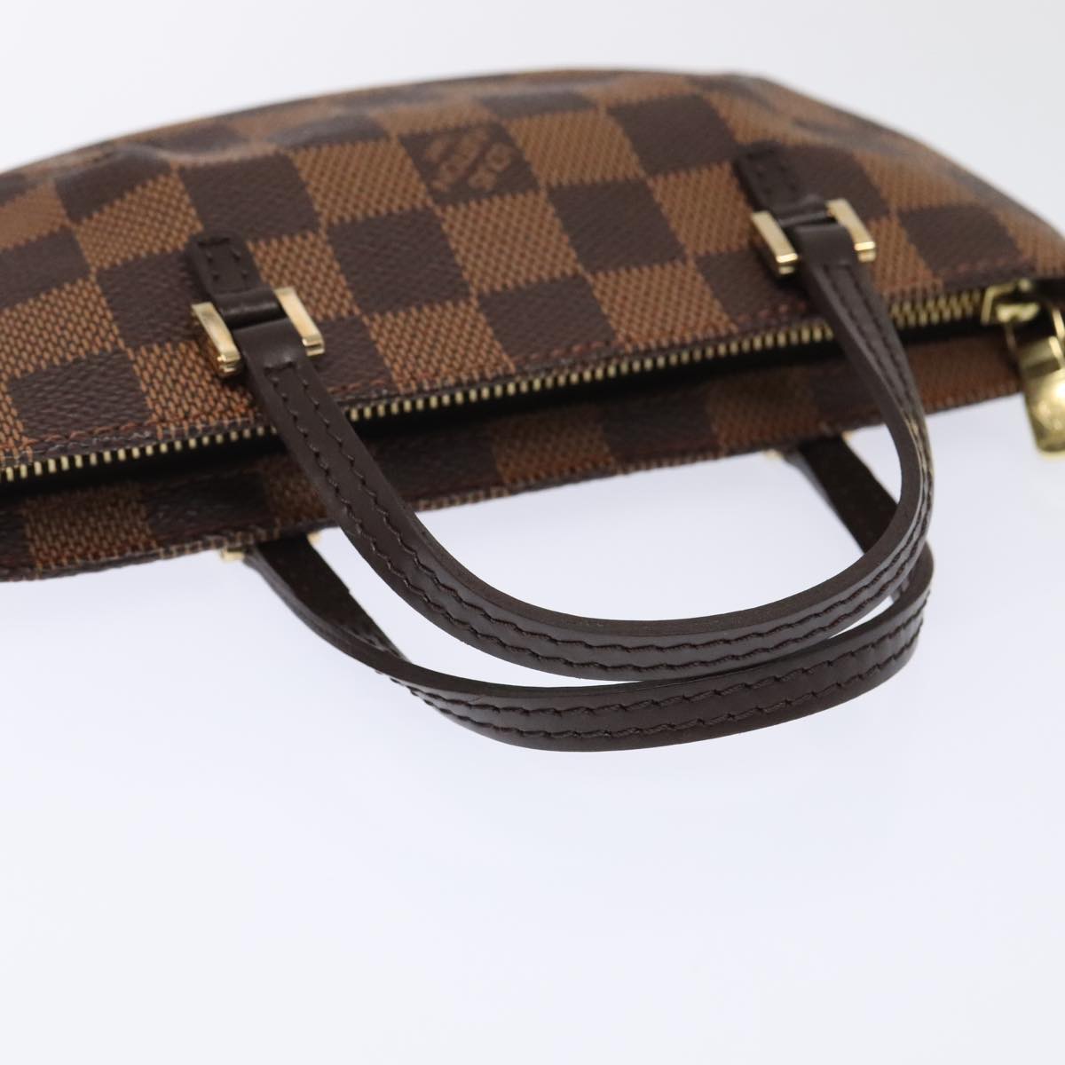 LOUIS VUITTON Damier Ebene Manosque GM Accessory Pouch N51120 LV Auth 93698SAV