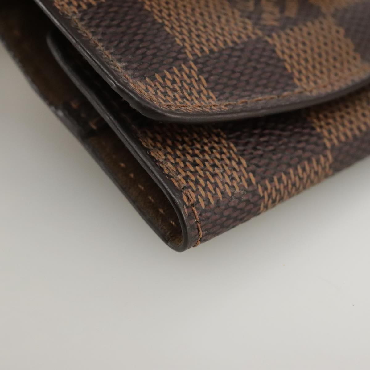 LOUIS VUITTON Damier Ebene Cuff Case LV Auth 93909