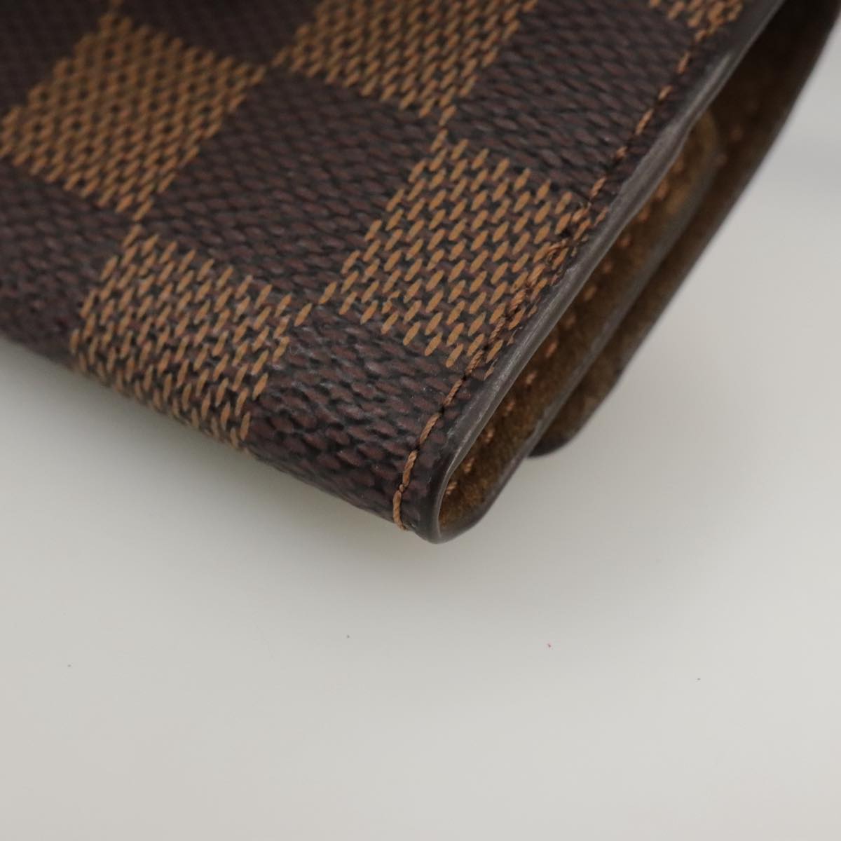 LOUIS VUITTON Damier Ebene Cuff Case LV Auth 93909