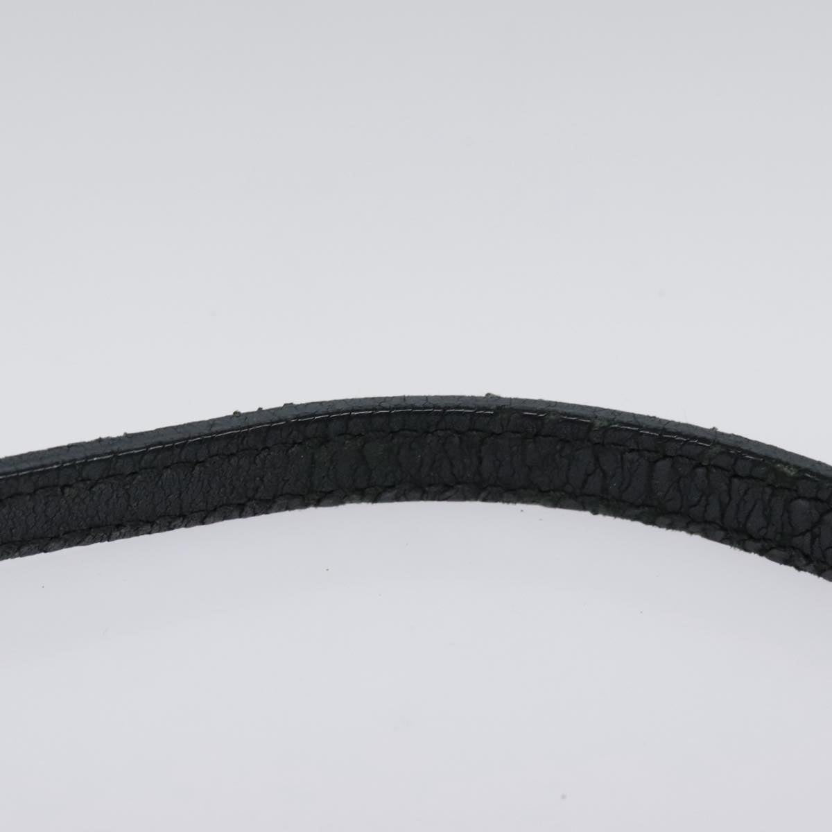 GUCCI GG Canvas Accessory Pouch Black Silver 039 1103 3903 Auth 94046