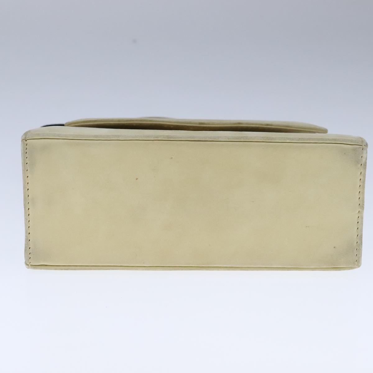 Salvatore Ferragamo Hand Bag Suede 2way Beige Auth 94147