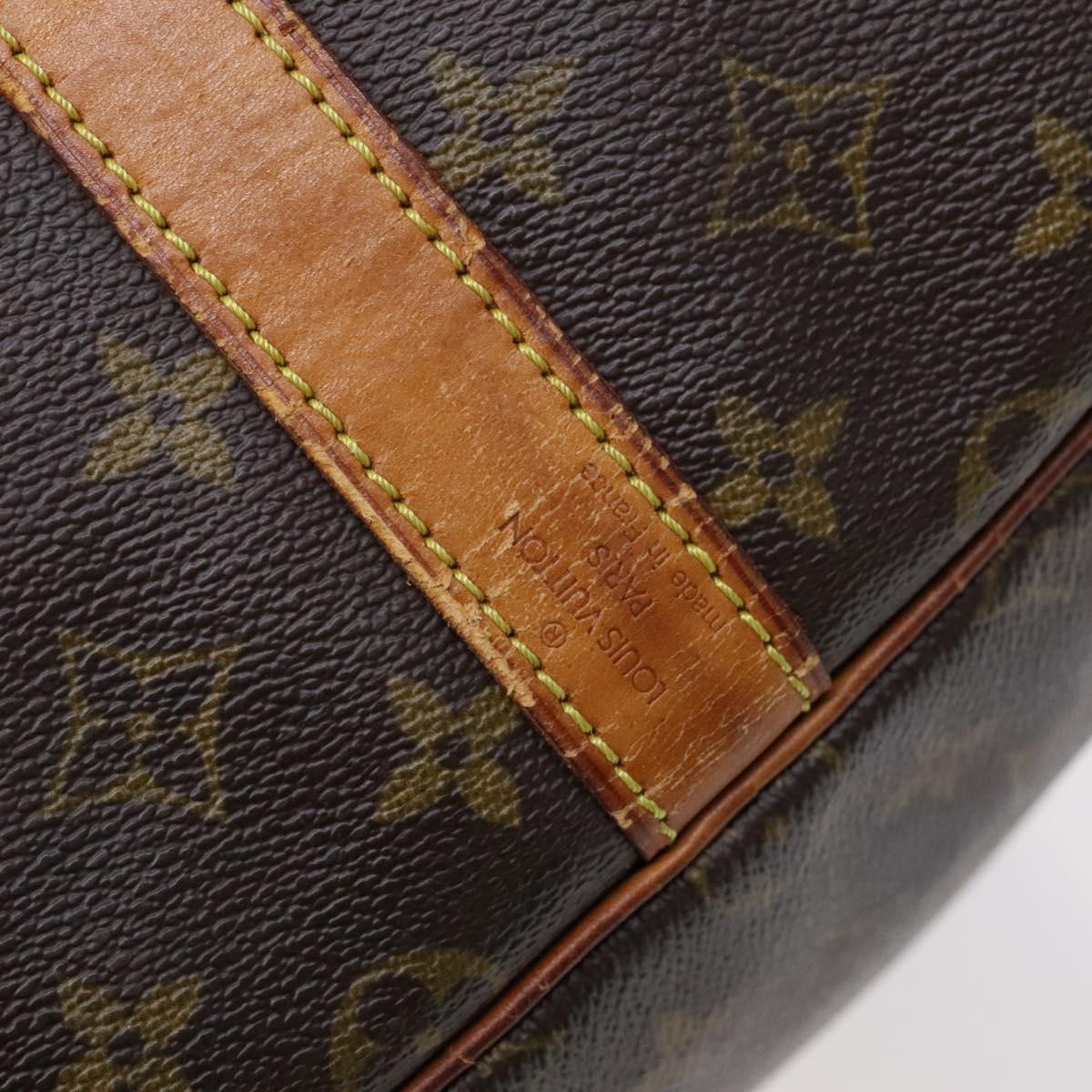 LOUIS VUITTON Monogram Keepall Bandouliere 55 Boston Bag M41414 LV Auth 94151
