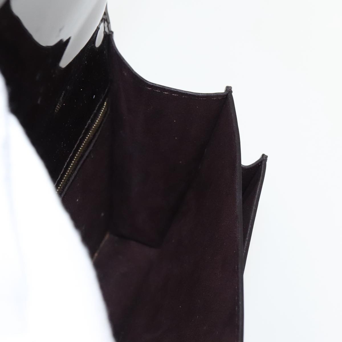 LOUIS VUITTON Monogram Vernis Monceau BB Bag 2way Amarante M91580 LV Auth 94183