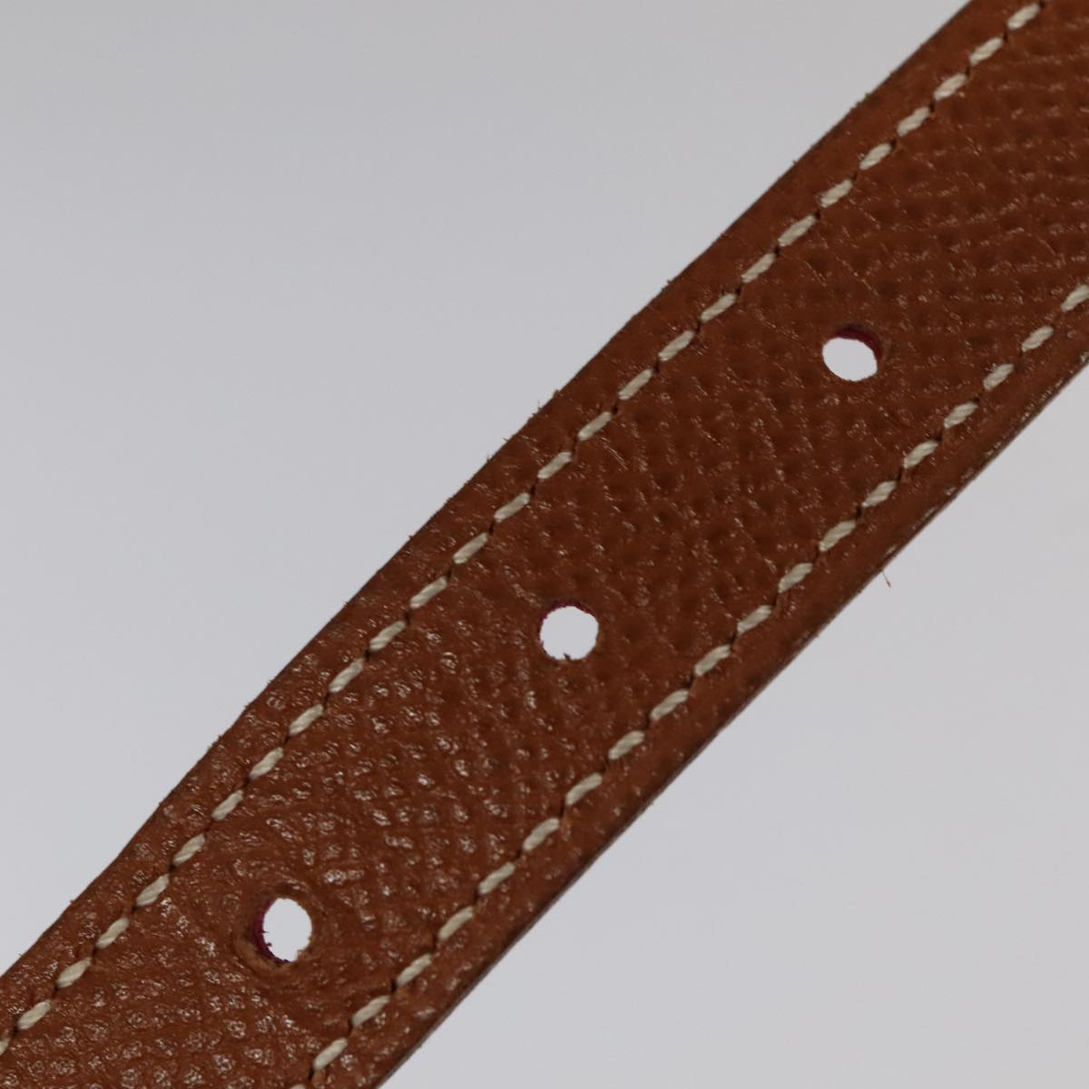 HERMES Belt Leather 28.3"""""""""""""""" Multicolor Gold Auth 94310