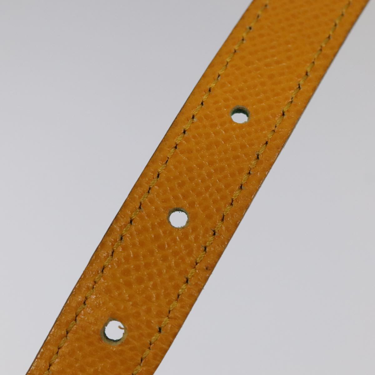 HERMES Belt Leather 28.3"""""""""""""""" Multicolor Gold Auth 94310