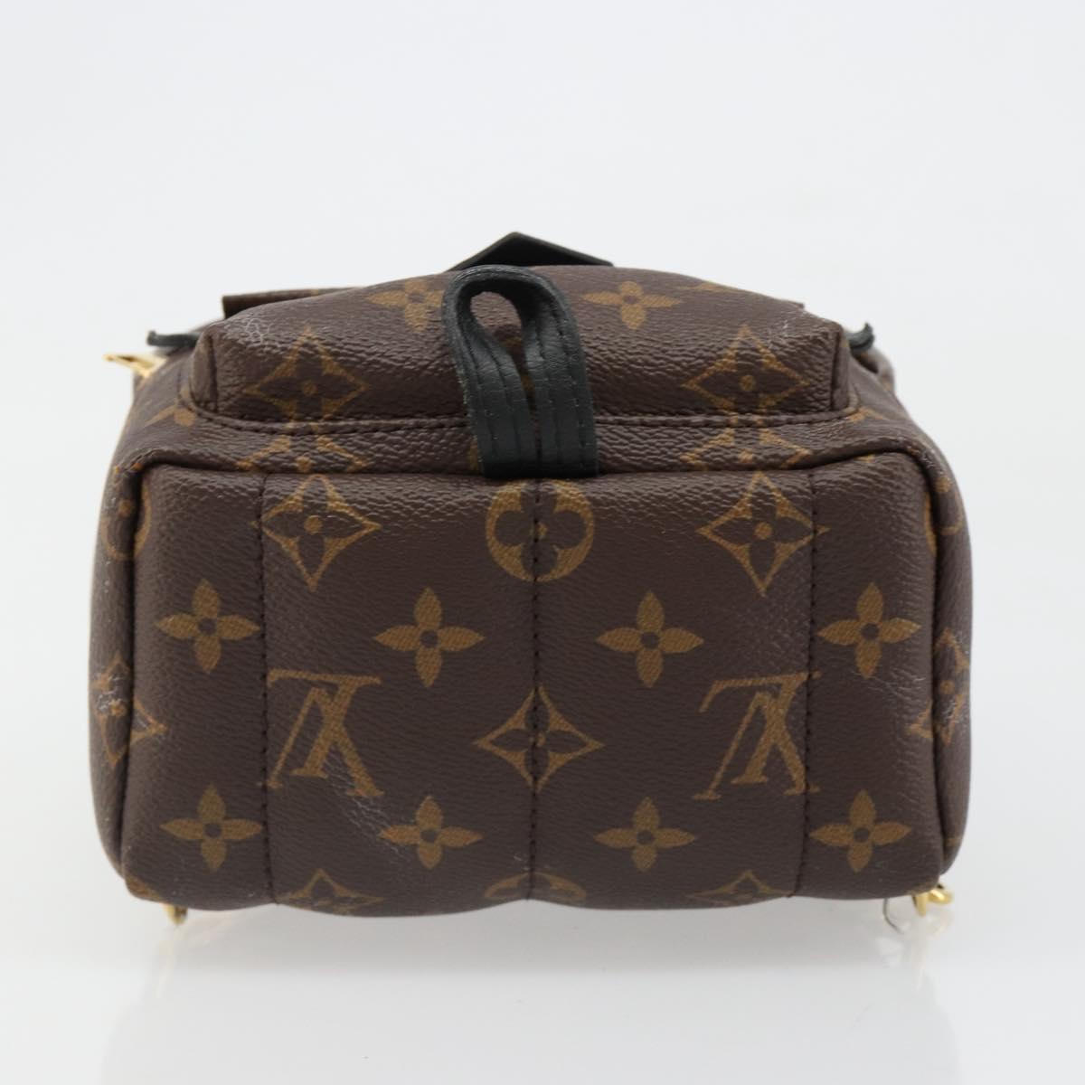 LOUIS VUITTON Monogram Palm Springs MINI Backpack M41562 LV Auth 95115