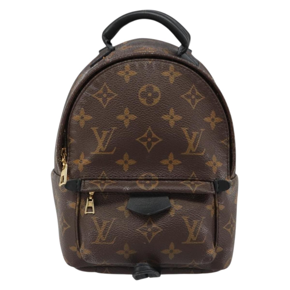 LOUIS VUITTON Monogram Palm Springs MINI Backpack M41562 LV Auth 95115