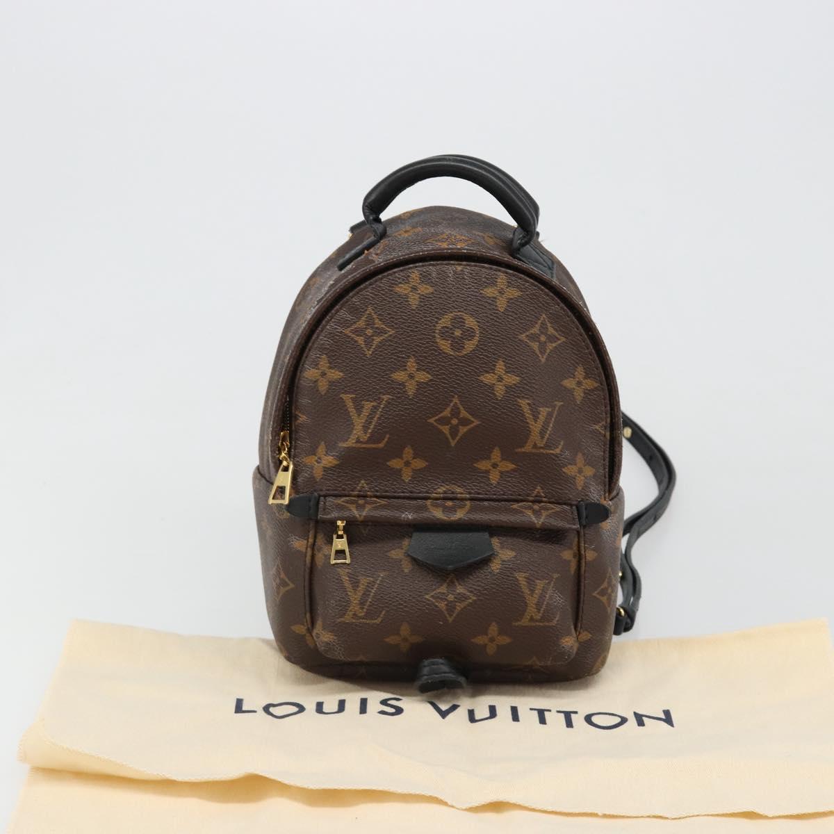 LOUIS VUITTON Monogram Palm Springs MINI Backpack M41562 LV Auth 95115
