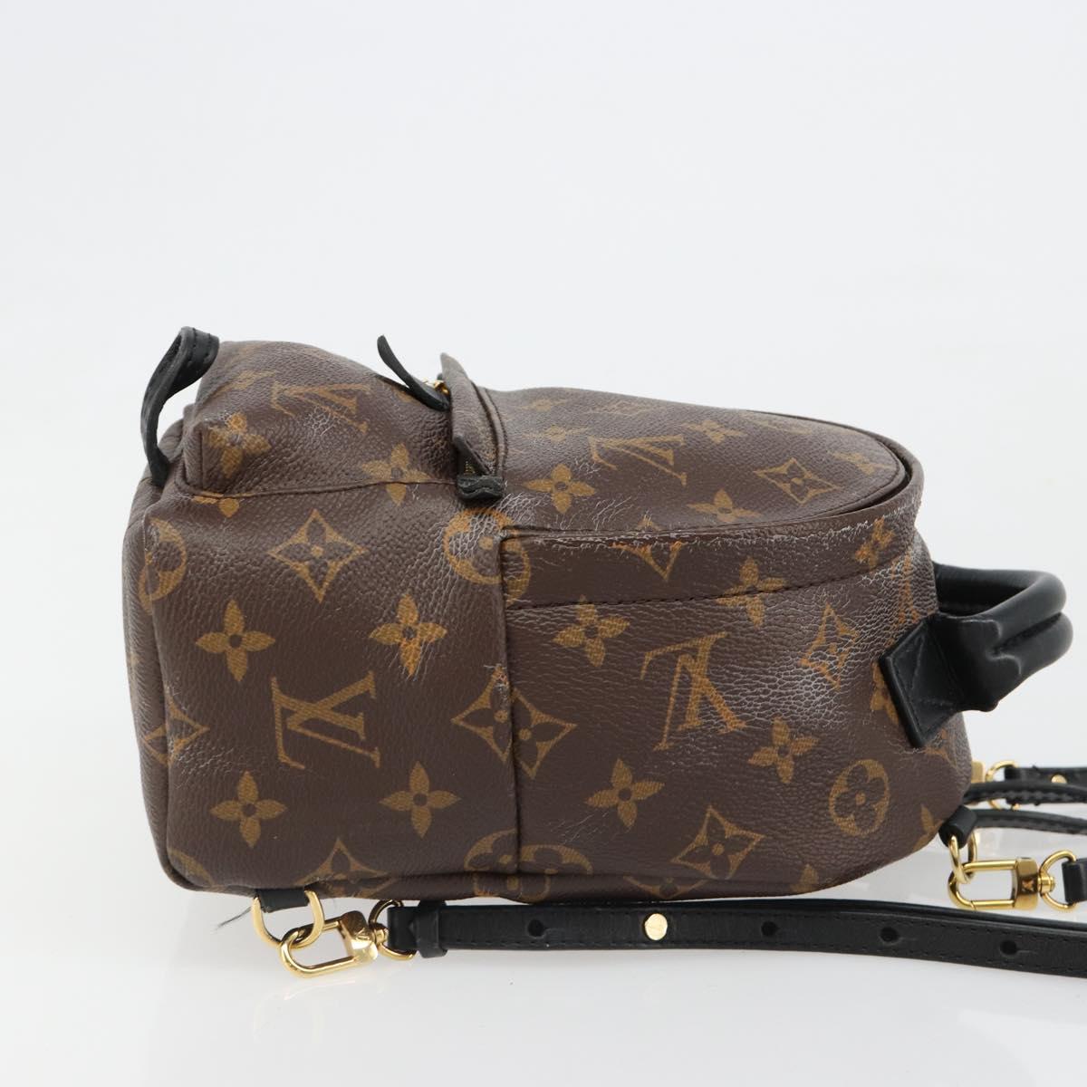 LOUIS VUITTON Monogram Palm Springs MINI Backpack M41562 LV Auth 95115