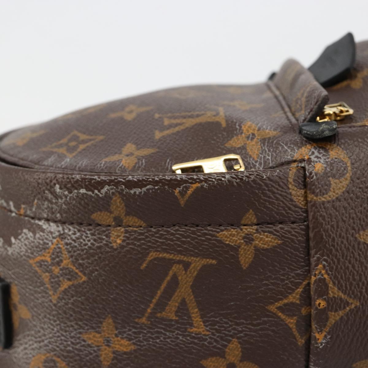 LOUIS VUITTON Monogram Palm Springs MINI Backpack M41562 LV Auth 95115