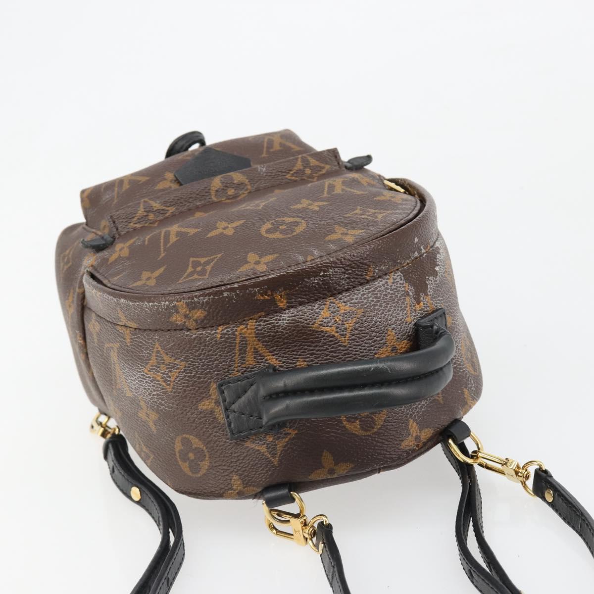 LOUIS VUITTON Monogram Palm Springs MINI Backpack M41562 LV Auth 95115