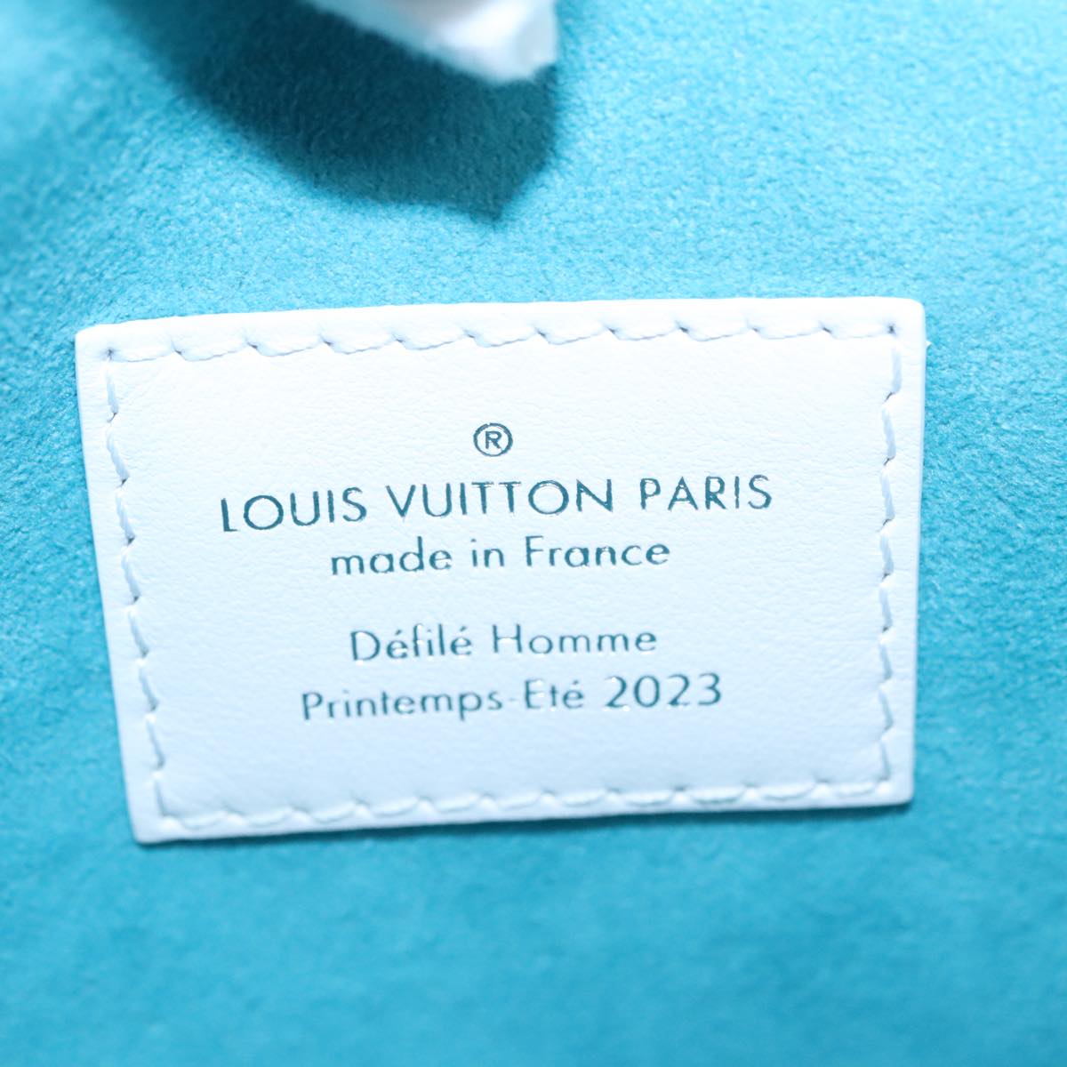 LOUIS VUITTON Monogram Comics Trio Amberop Clutch Bag White M82014 Auth 95129SM