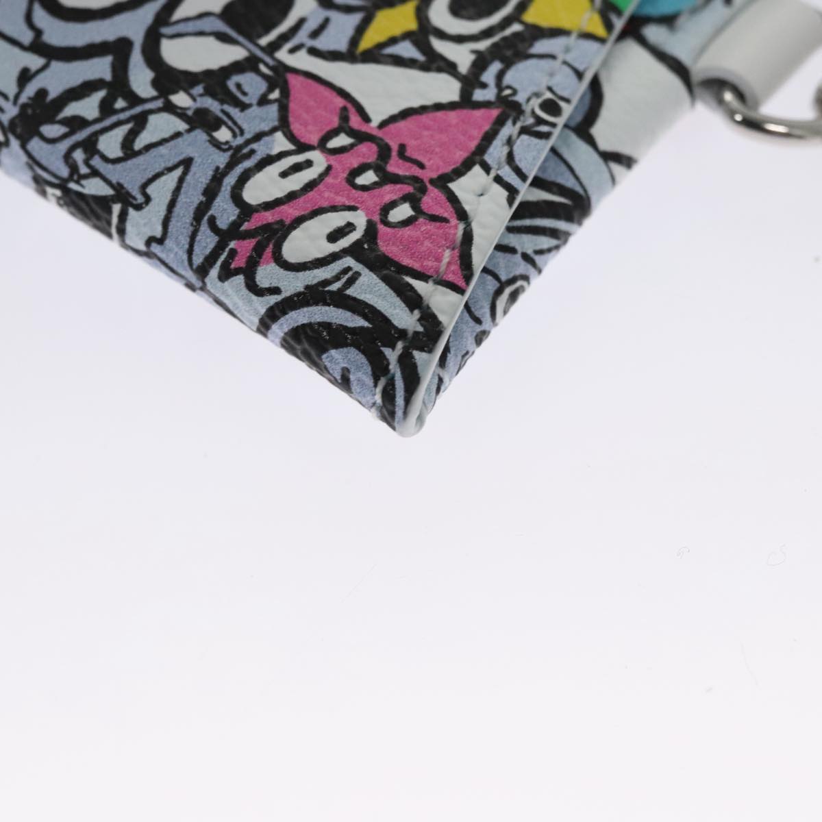LOUIS VUITTON Monogram Comics Trio Amberop Clutch Bag White M82014 Auth 95129SM