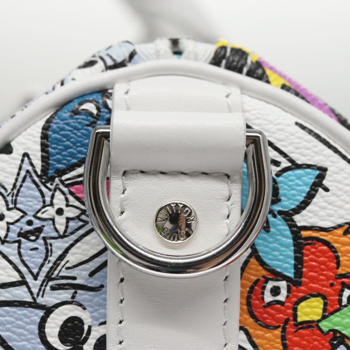 LOUIS VUITTON Monogram Comics Keepall Bandouliere 50 Bag M21863 LV Auth 95131SM