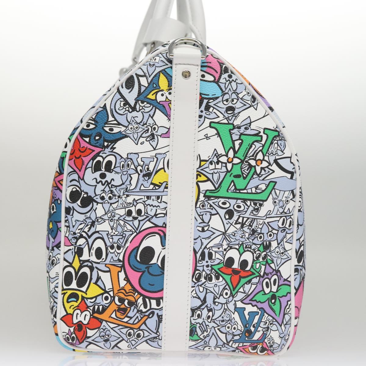 LOUIS VUITTON Monogram Comics Keepall Bandouliere 50 Bag M21863 LV Auth 95131SM