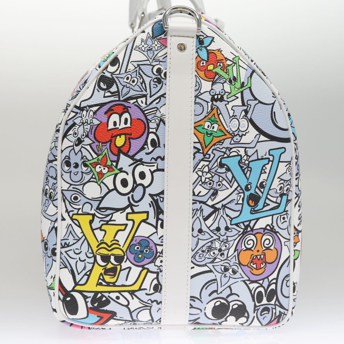 LOUIS VUITTON Monogram Comics Keepall Bandouliere 50 Bag M21863 LV Auth 95131SM